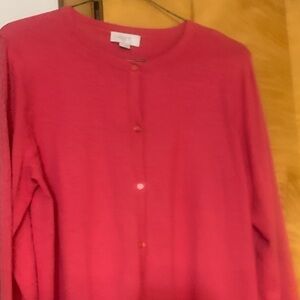 LOFT Pink Women's Cardigan Sweater